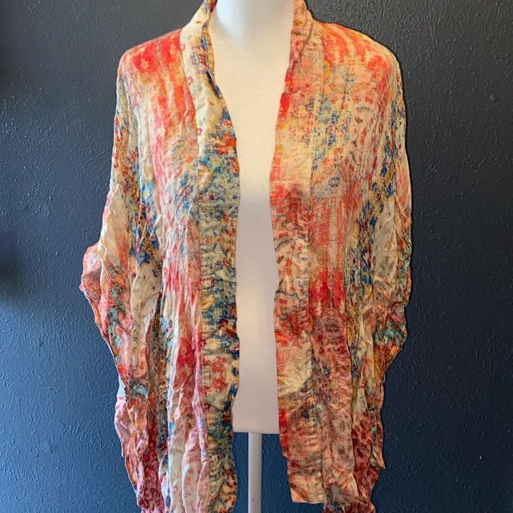 Chicos colorful kimono Ladies Small/medium